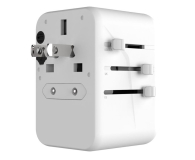 FIXED Voyager World Adapter 3xUSB-C/2xUSB GaN 65W biały FIXCT65-3C2A-WH - 1249177 - zdjęcie 5
